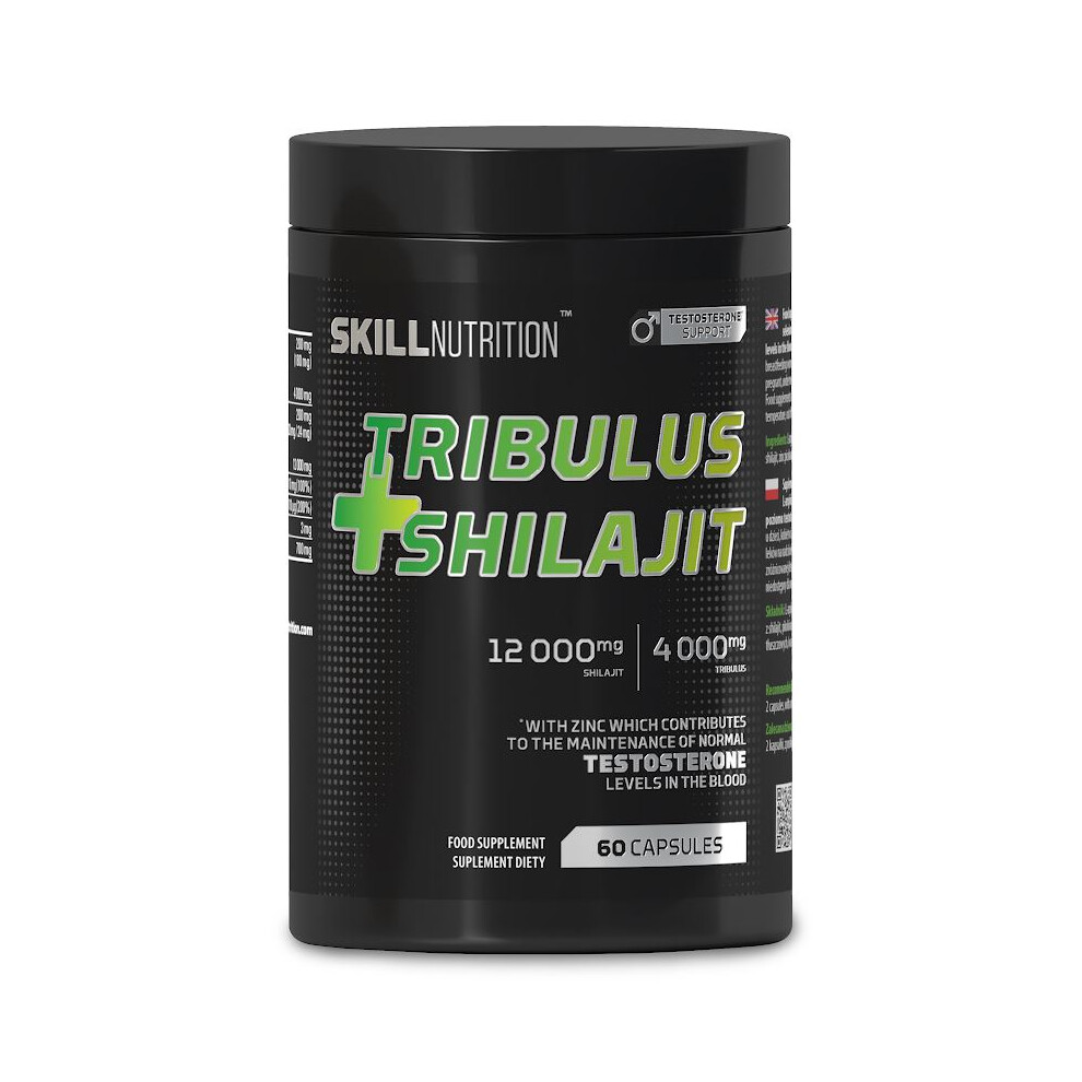 {Aisle K} Skill Nutrition | Tribulus + Shilajit | 1 x 60 vegan caps - Image 4