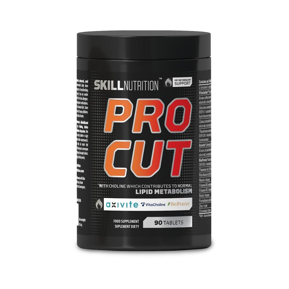{Aisle K} Skill Nutrition | Pro Cut- Fat Metabolism Support | 1 x 90 tablets - Image 3