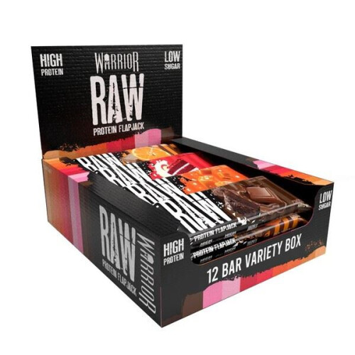 {Aisle D} Warrior | Raw Protein Flapjack- Variety Box | 1 x 75g