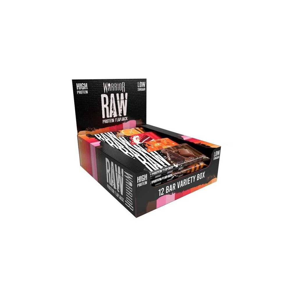 {Aisle D} Warrior | Raw Protein Flapjack- Variety Box | 1 x 75g