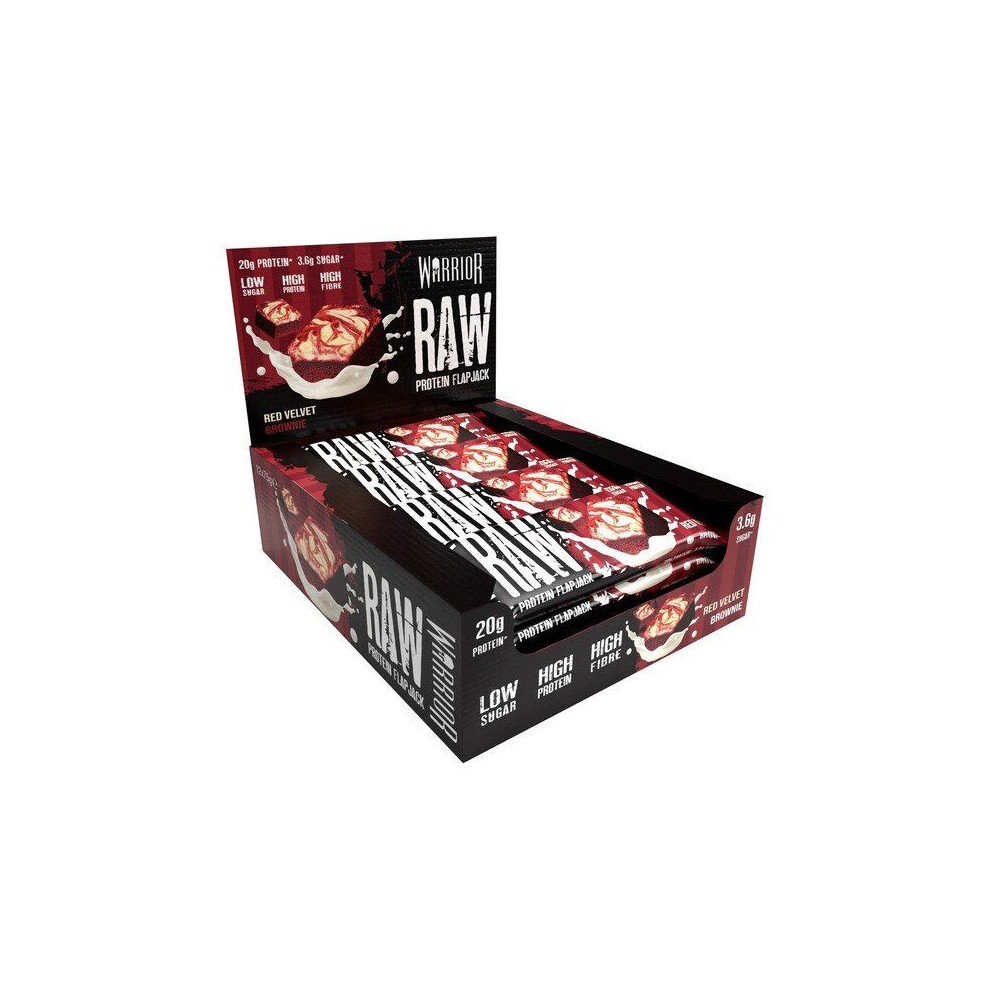 {Aisle D} Warrior | Raw Protein Flapjack- Red Velvet Brownie | 1 x 75g
