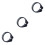 3Pièces Collier De Tube De Noir Avec Vis Renforcée Pour 4