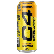 {Aisle O} C4 Energy | C4 Performance Energy - Pineapple Head | 1 x 500ml