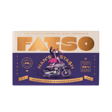 {Aisle H} Fatso | Nan's Stash Big Bar - Peanut, Toffee & Digestive Biscuit | 1 x 150g