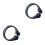 2Pièces Collier De Serrage De Noir Pour Polyvalent 2