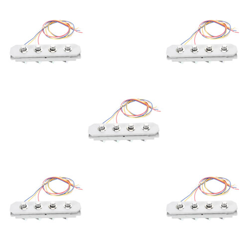 5Pcs Stable Performance Range Hood Replacement Control Panel Silver 1