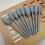 9 Piece Texture Tool Set for Clay Art, One Set, Clay Modelling Pattern Roller Set, Clay Texture Roller, Plaid Hand Roller for Handmade 3