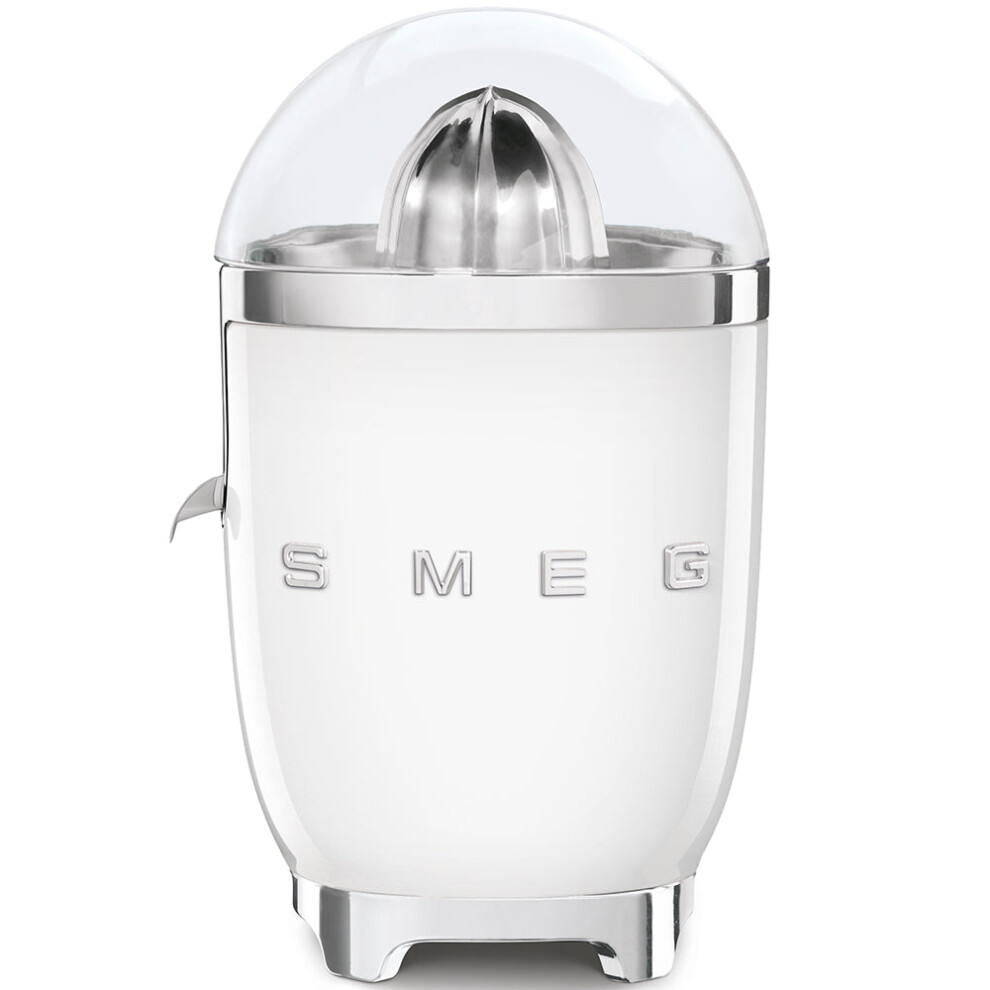 Smeg (White) Cjf11 Retro 50'S Style Electric Citrus Juicer White
