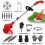 12V Cordless Grass Trimmer Strimmer 2 Battery 1
