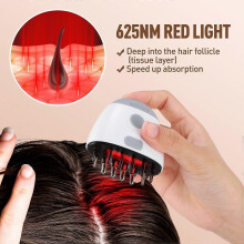 Scalp Massager Applicator, Hair Oil Applicator, Essential Oil Delivery Comb for Head Massage