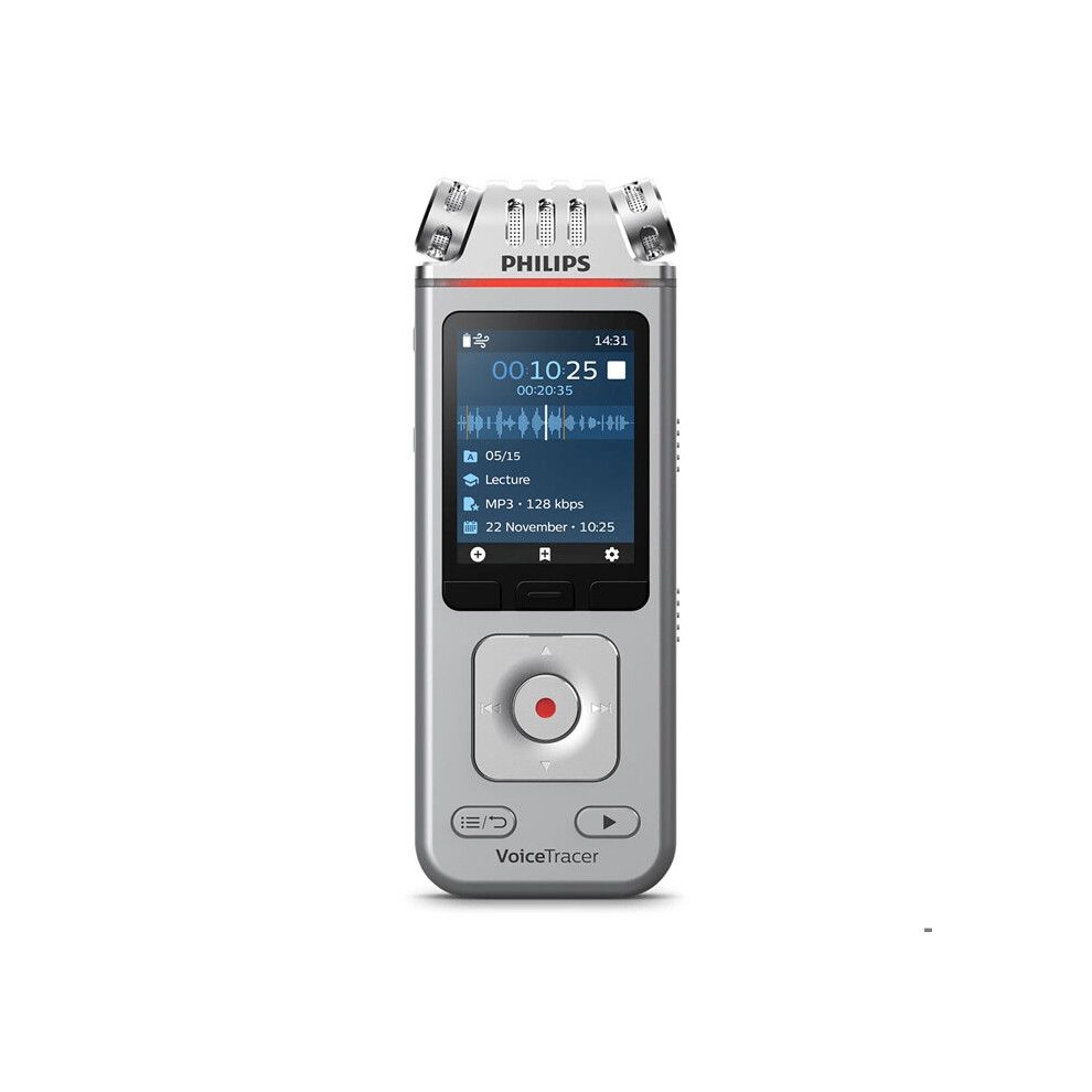 Philips Voicetracer Audio Recorder With Sembly Ai Speech-To-Text Cloud Software Dvt4115/00