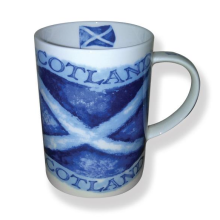 Vintage Saltire Scottish Bone China Mug