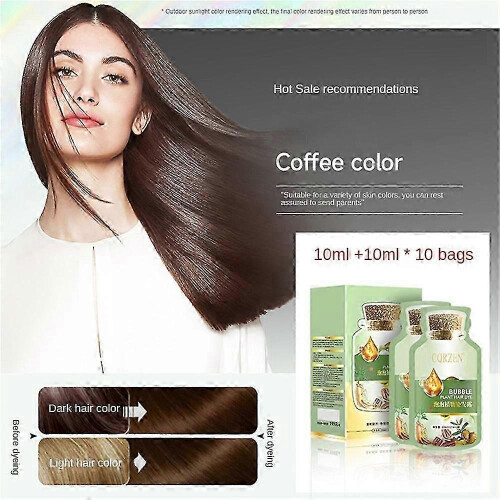 (coffee color) Plant Dye Bubble New Botanical Based Bubble Dye For Grey 1