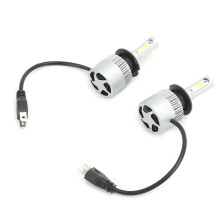 Efficiënte warmteafvoer H7LED-koplamp, hoge helderheid, plug-and-play, universele pasvorm, lange levensduur, laag defectpercentage voor veilig