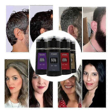 (black) 2024 Nova Hair Dye Shampoo, Nova Hair Instant Dye Shampoo,Hair Color Shampoo for Hair 25-26