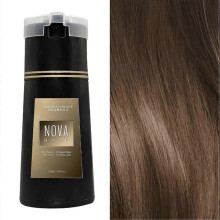 (Light brown) Nova Hair Dye Shampoo, Nova Hair Instant Dye Shampoo, Nova Hair Dye Shampoo,Nova Hair Instant Dye Shampoo for Men & Women