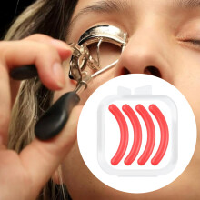 Refis para modelador de cílios, almofadas de borracha flexíveis com adaptação ao contorno dos olhos para modeladores de cílios universais,