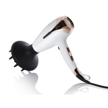Difusor universal para cabelos cacheados, ondulados e grossos, ideal para secadores de cabelo que proporciona definição e volume aos cachos, com