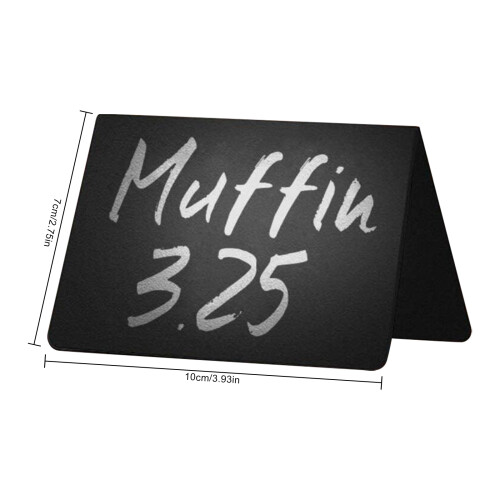 Acrylic Chalkboard Sign Black L/A/Large Shape 2
