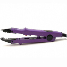 (Tip A, Purple AU Plug) Professional Keratin Bond Hair Extension Iron Tool for Salon and Home Use