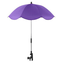 Parasol do wózka dziecięcego z uniwersalnym zaciskiem, wodoodporny, regulowany w zakresie 360, wykonany z trwałych materiałów, z mocowaniem na