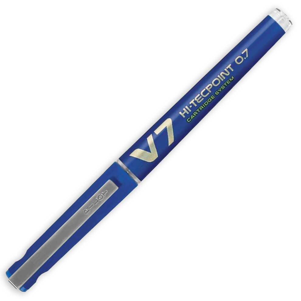 Pilot V7 Hi-Tecpoint Cartridge System Rollerball Pen 0.7Mm Blue