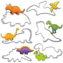 Stck Edelstahl Dinosaurier Ausstechcompatible avec Pltzchen compatible avec Ausstecher OBJS