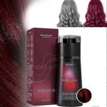 (Red) Polar Hair Colour Shampoo for Men and Women