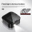 (Black) Touch-Screen Mobile Phone Mini Small Mobile Phone Flip Folding Pocket Function 5