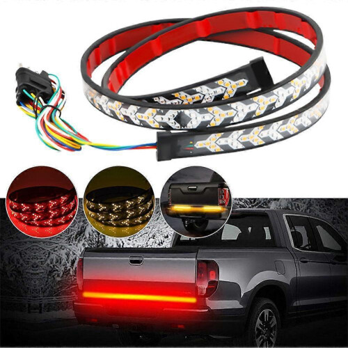 (1m) LED Fall Warning Signal Driving Light Strip Double Flash Lights For Jeep Trun 1