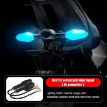 (C) Motorcycle Projection Turn Signal Highlight Arrow Pattern Projection Lamp