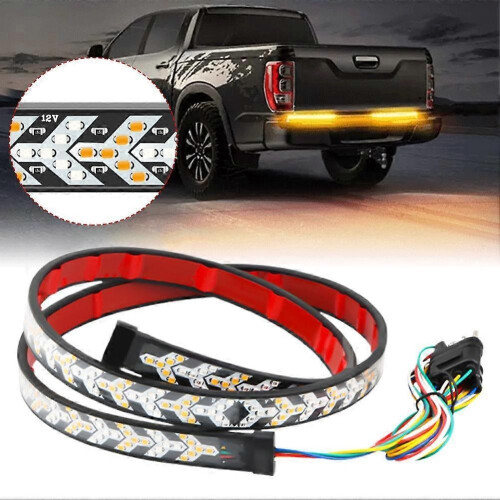 (1m) LED Fall Warning Signal Driving Light Strip Double Flash Lights For Jeep Trun 2