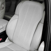 (White) Car Seat Cushion With Back Support Pillow Wear-Resistant Soft Easy To Instal