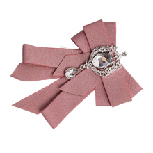 Crystal Bows Brooch For Dresses And Coats Fashionable-1
