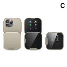 (Golden) Touch-Screen Mobile Phone Mini Small Mobile Phone Flip Folding Pocket Function