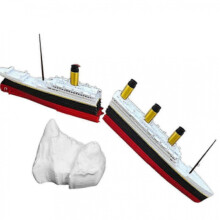 Realistisch in tweeën gesplitst Titanic bad- en zwembadspeelgoed, Titanic topper, historisch accurate breekbare Titanic boot IIF