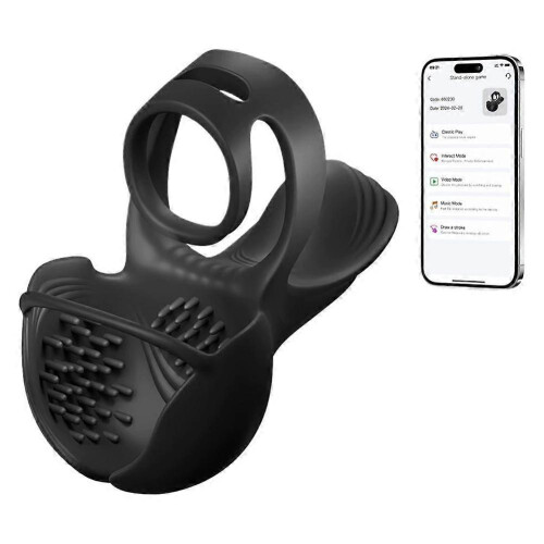 (APP version) Men's Therapy Device 3-in-1 Heating Massage Performance Enhancement