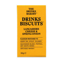 {Aisle D} The Drinks Bakery | Biscuits - Lancashire Cheese & Spring Onion | 1 x 36g
