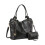 Spacious Laptop Top Handle Bag With Inner Compartments-Black 1