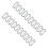 Zware belasting sleutelhangers ringen set van 20-M5 1