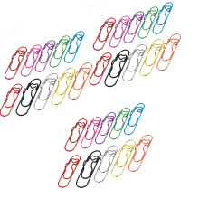 30PCS Fun Heart Shape Paper Clips Cuteness Writing Materials