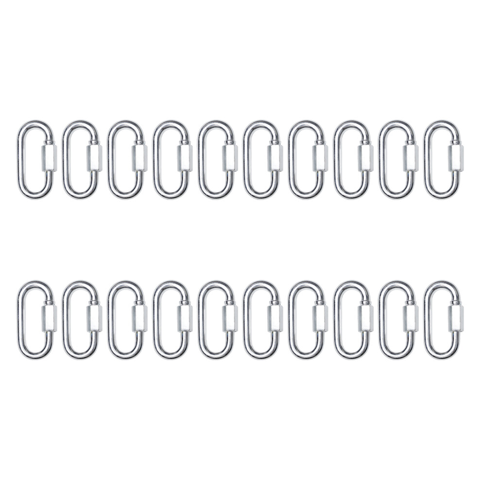 Silver Metal Chain Joints 20Pcs Heavy Duty Fast Connect Link-M8 7751001605161