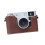 (Coffee Protective case) For Fuji Xhalf Protective Cover For Xhalf Half-Grid Camera Bag Base Leather Case 1