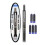 (Black) Fountain Pen Retractable Ink Transparent Barrel Includes 5 Refillable Ink 1