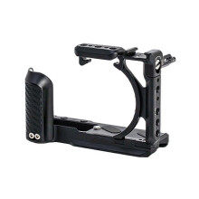 (B) Aluminum Camera Cage Extension Frame Cold Shoe For Canon V1 Base Plate