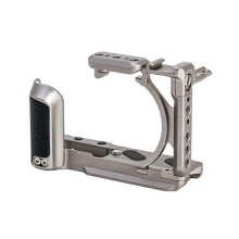 (C) Aluminum Camera Cage Extension Frame Cold Shoe For Canon V1 Base Plate