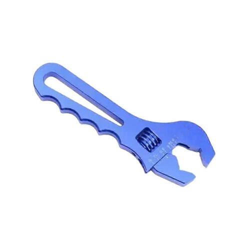 (Blue) Aluminum Wrench Connector An3-An16Adjustable Tool Set For Hose Fitting Adapter