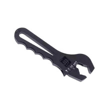 (Black) Aluminum Wrench Connector An3-An16Adjustable Tool Set For Hose Fitting Adapter