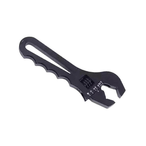 (Black) Aluminum Wrench Connector An3-An16Adjustable Tool Set For Hose Fitting Adapter