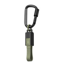 (Green) Usb4 Cable Pd 240W Fast Charging C To C Cable Portable Lanyard Design